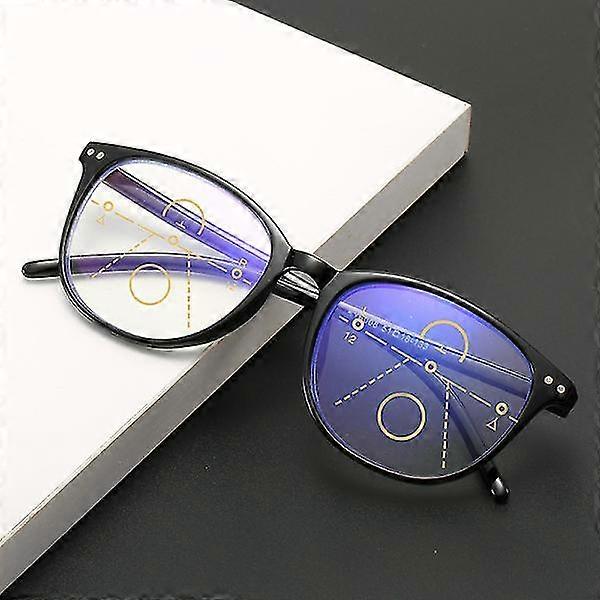 Óculos Multifocais Progressivos para Mulheres Homens Óculos de Leitura com Bloqueio de Luz Azul