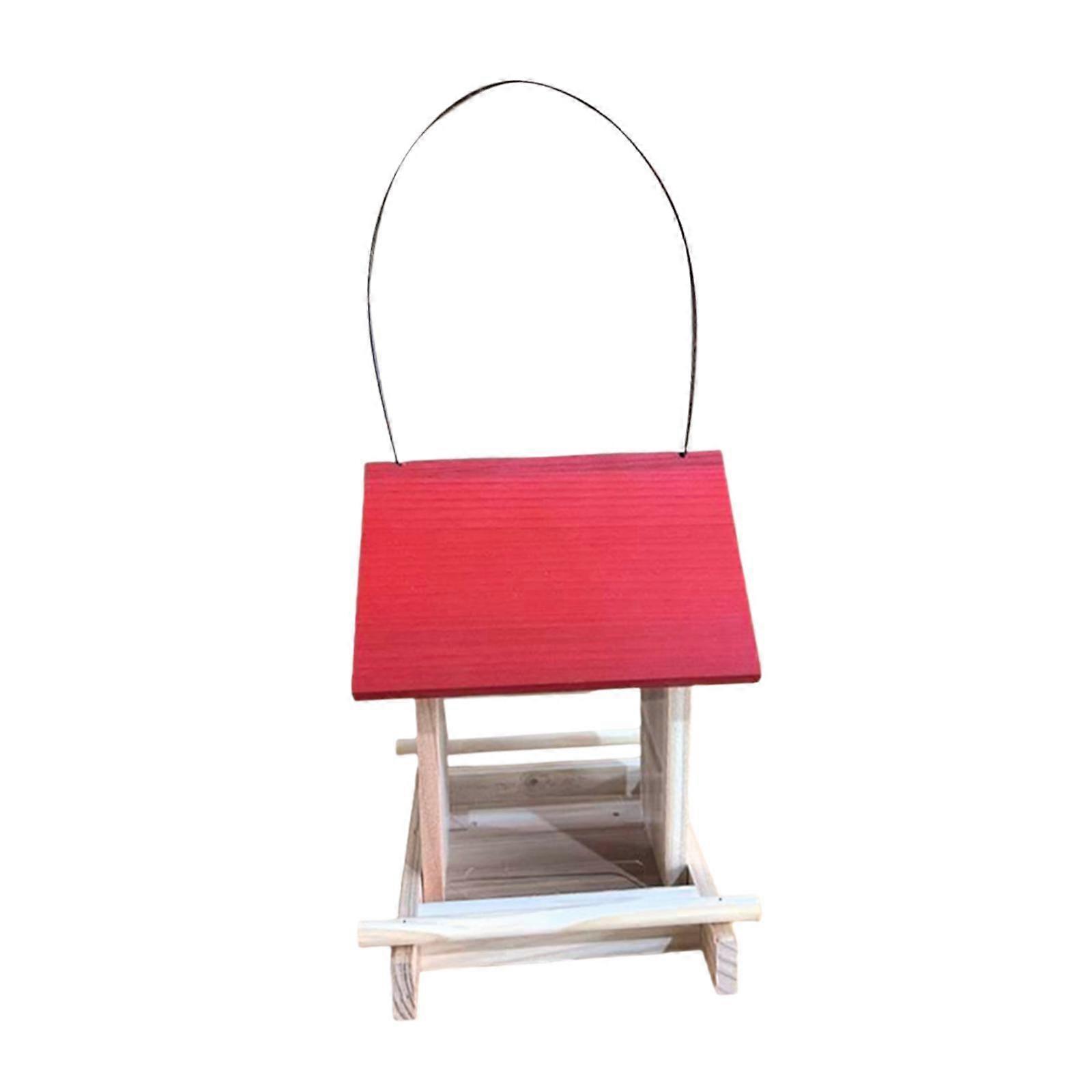 Fuglefoderautomater udendørs hængende fuglehusfoderautomat til altanbaghave