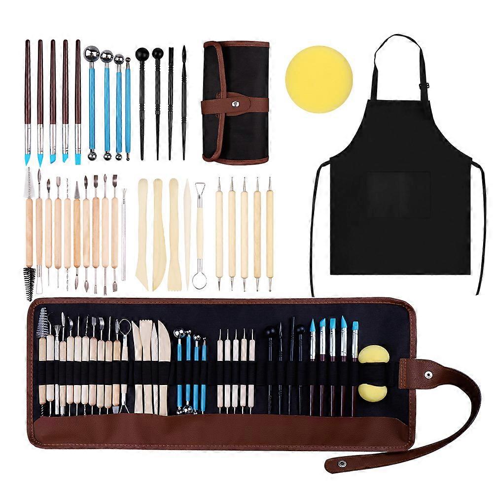 Clay Tools Polymer Clay Tools Modeling Clay Sculpting Tools Kits For Pottery Sculpture Wooden Dotting Tools