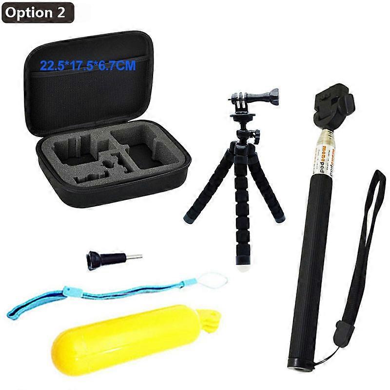 Tripod Accessories For GoPro Hero 10 9 Mount Floating Bobber Selfie Stick For Go Pro 8 7 6 5 4 3 SJ4000 ENEK H9R Camera