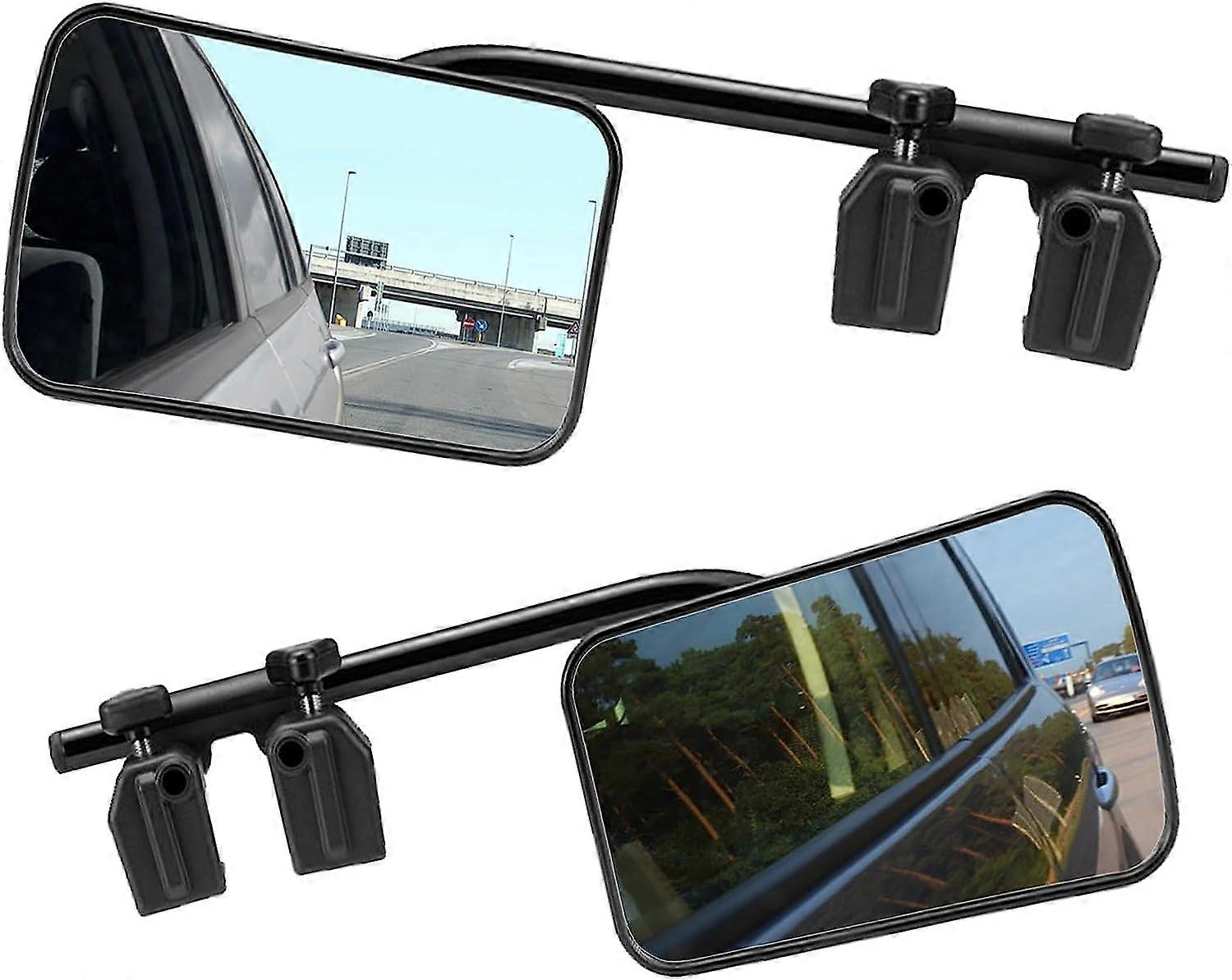 MKING Clamp On Towing Mirror,Universal Mirror Extenders For Towing,Towing Mirror