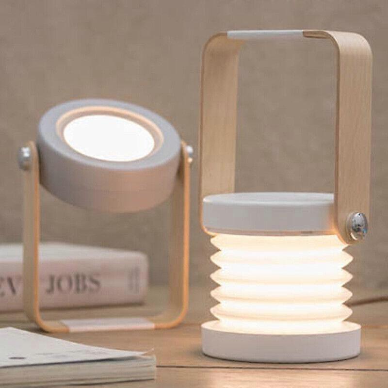 USB Rechargeable Creative Telescopic Lantern Night Light Led Folding Table Lamp
