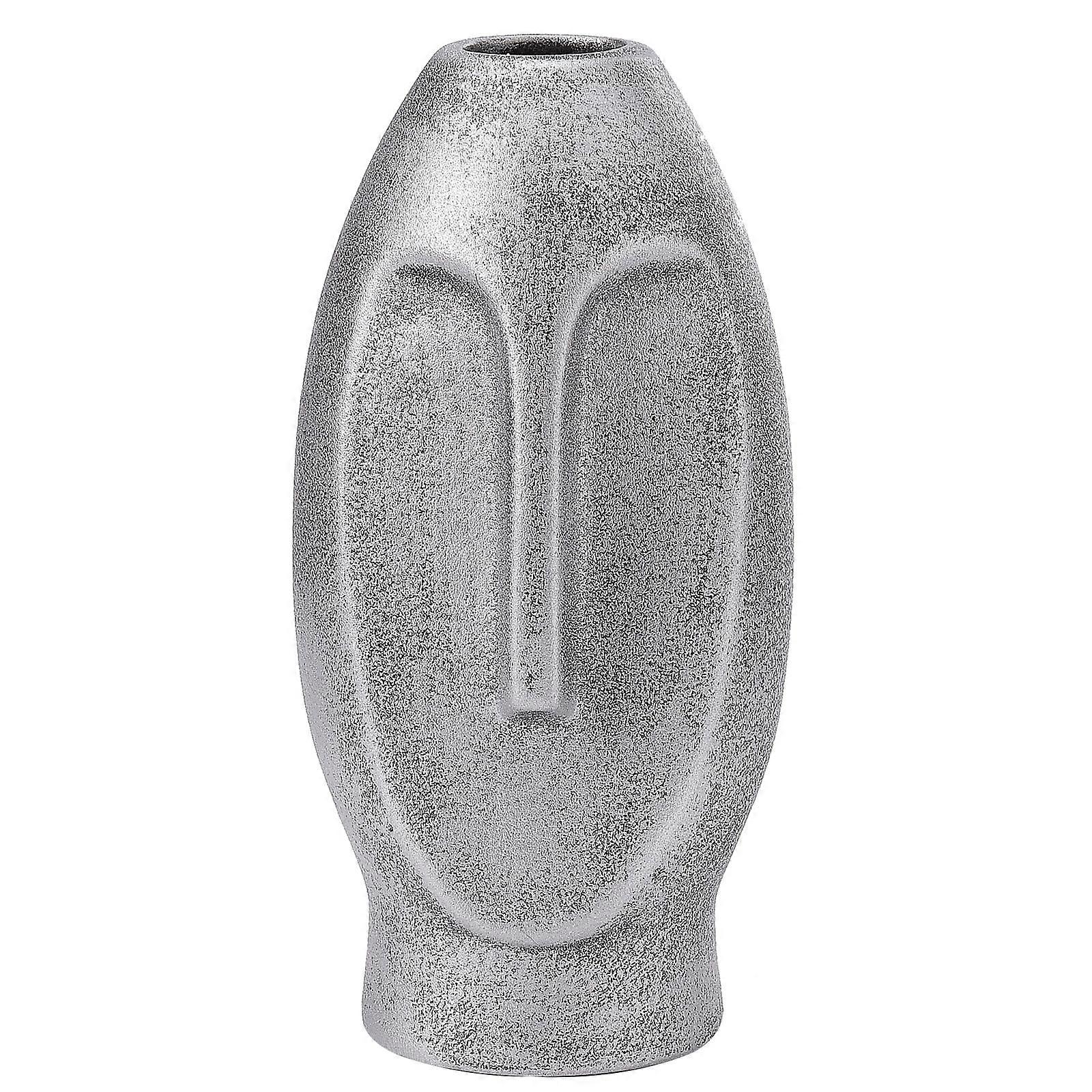 Ceramic Vase Multipurpose Innovative Exquisite Modern Human Face Ceramic Vase for Home Decor