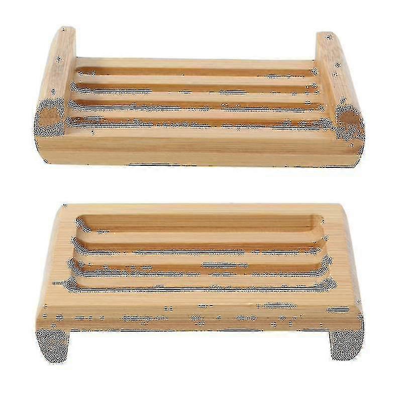 2pcs Wood Soap Dish