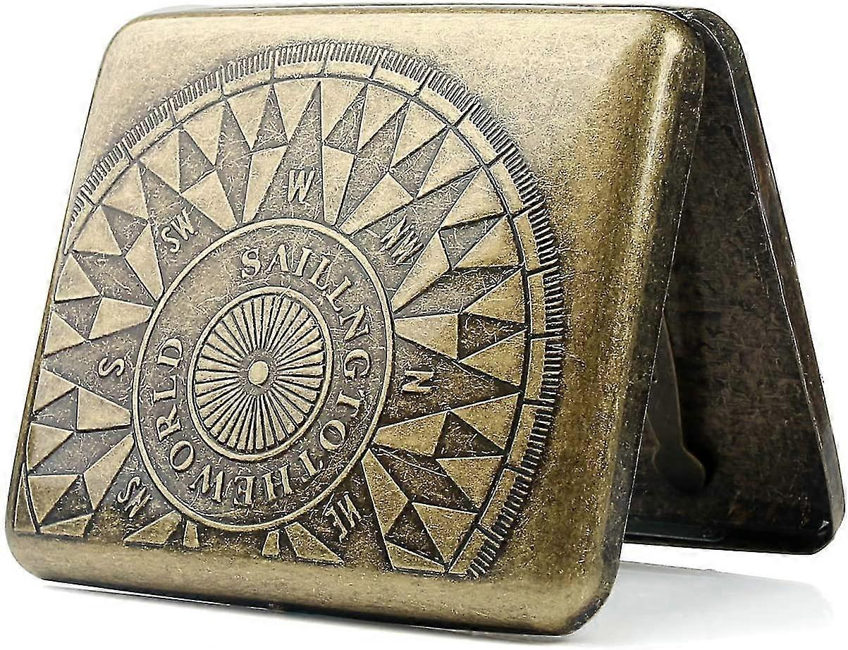 Stainless Steel Cigarette Case Nickel Plating Wire Drawing Cigarette Case