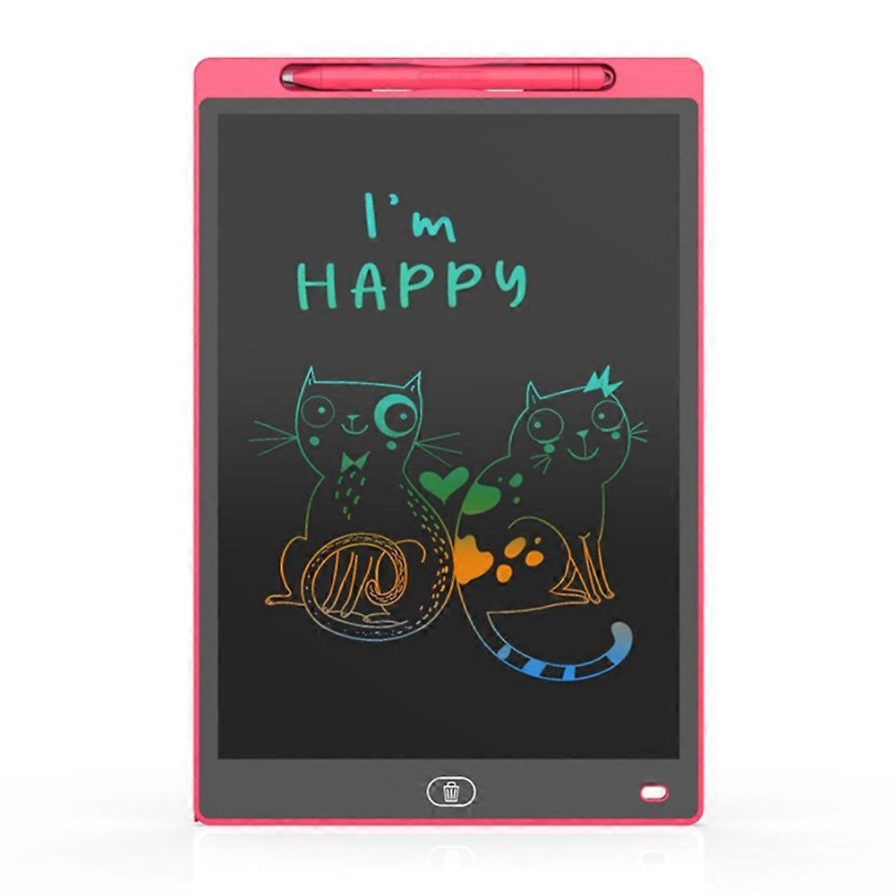 12 Inch Children'S Drawing Board LCD Handwriting Board LCD Electronic Blackboard Hand-Painted Writing Board (Color) D