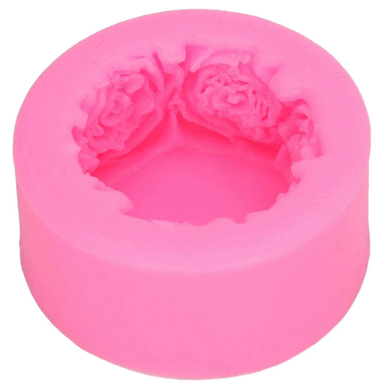 Rose Pattern Silicone Fondant Mold - Durable Nonstick Design for Various Uses
