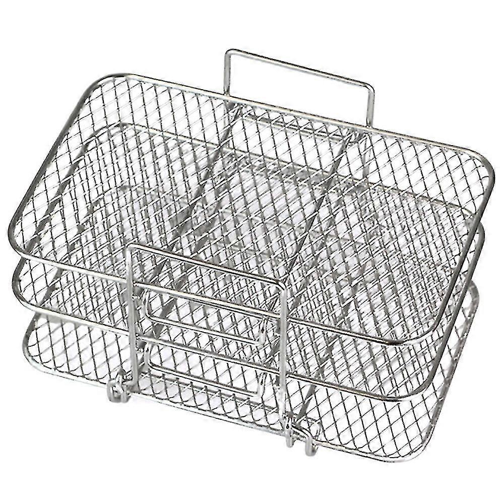 Rack per friggitrice ad aria per Ninja Dual Air Fryer 304 Rack disidratatore multistrato in acciaio inossidabile Toast Rack-xinhan