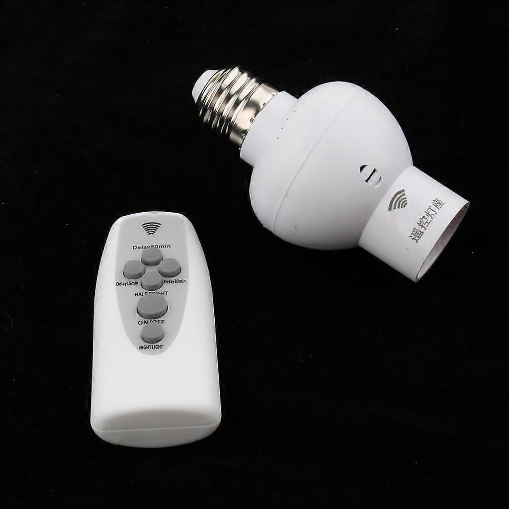 High Quality Wireless Remote Control E27 Bulb Socket 5-10m Control Distance Bulb Holder