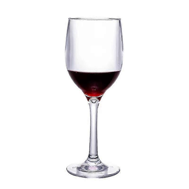 Premium Plastic Unbreakable Reusable Red Wine Glasses 100ml, Set Of 6