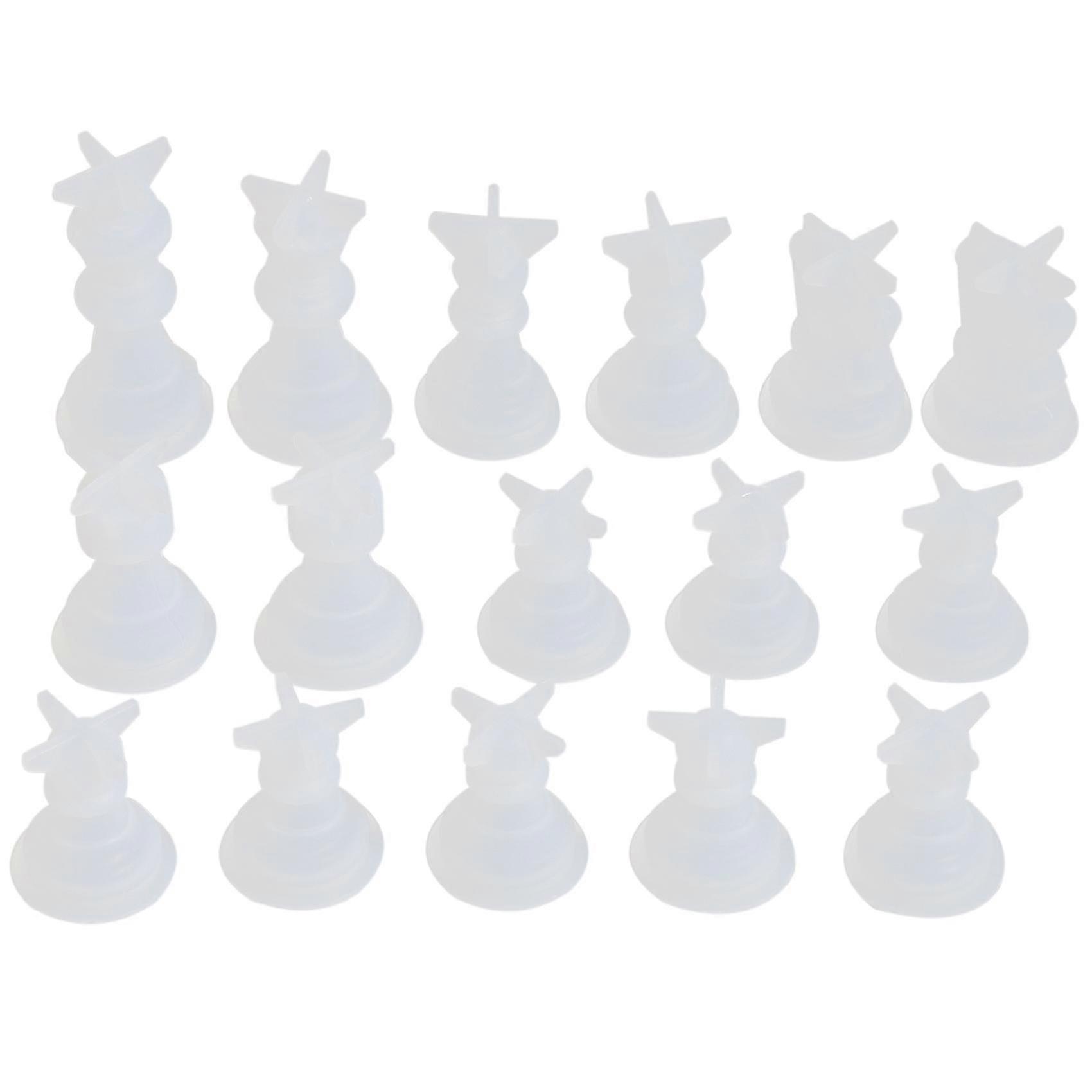 Chess Mold For Resin Silicone Chess Resin Mold Chess Crystal Epoxy Casting Molds For Making Birthday