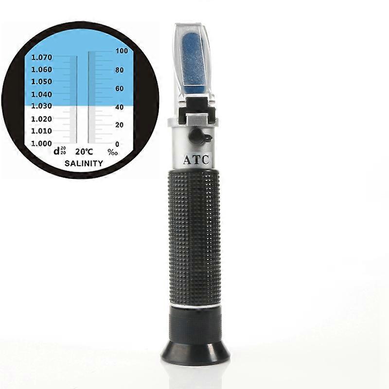 0-10% Sea Salinity Refractometer Meter Ocean Water Salt Concentration Aquarium Handheld Mariculture Breeding Gravimeter Analyzer