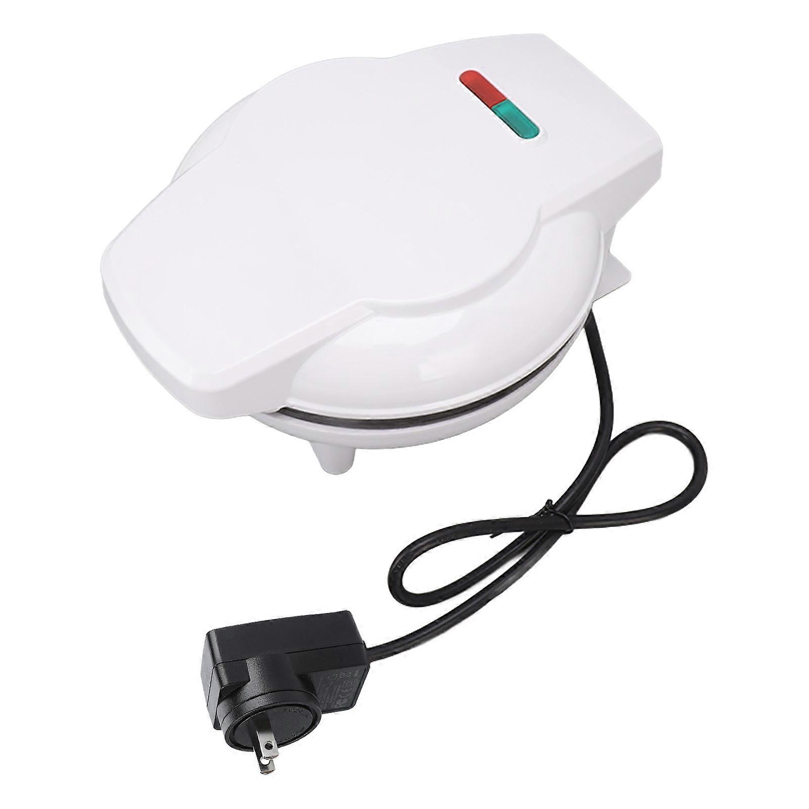1200W Bärbar Donut Machine 7 hål Slip Resistent Värmeavledning Donut Maker För Hushåll Vit