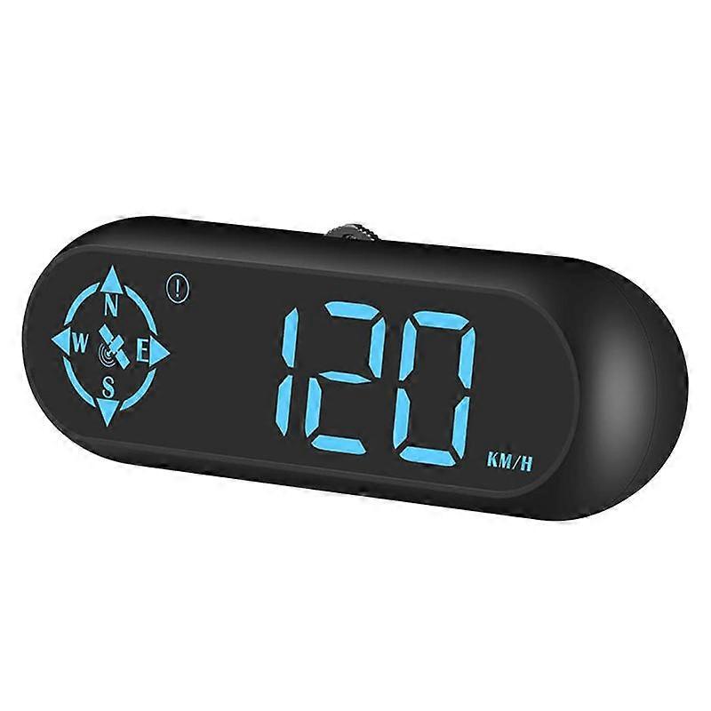 Digital Car GPS Speedometer, Car HUD Up Display with Speed MPH, Compass Driving Direction, Fatigue