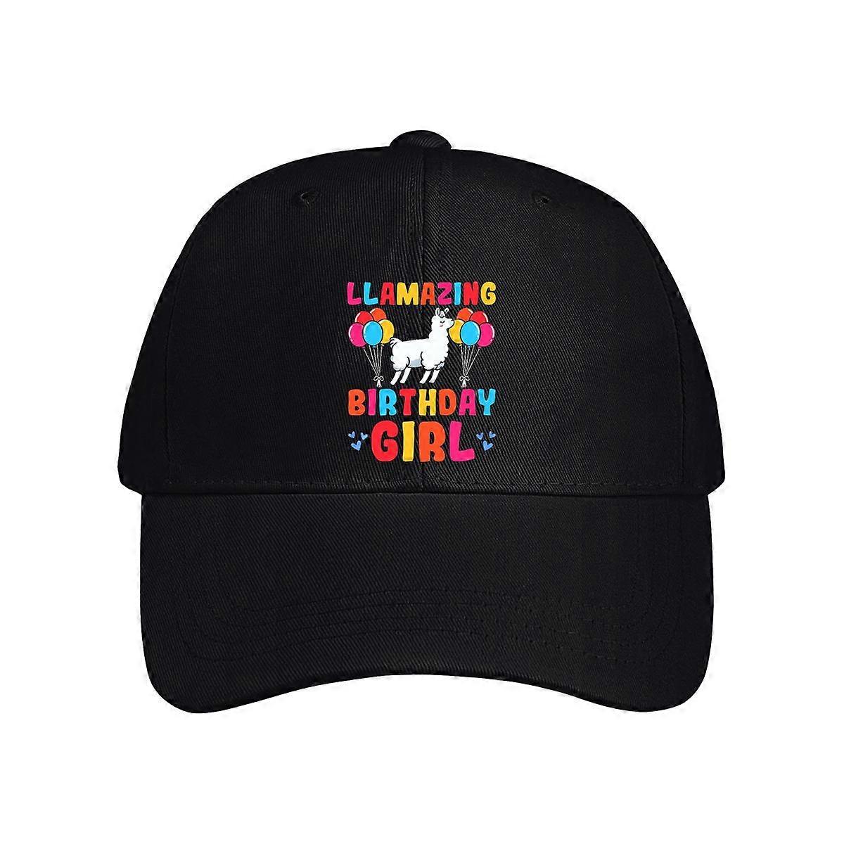 Llamazing Birthday Girl Baseball Cap