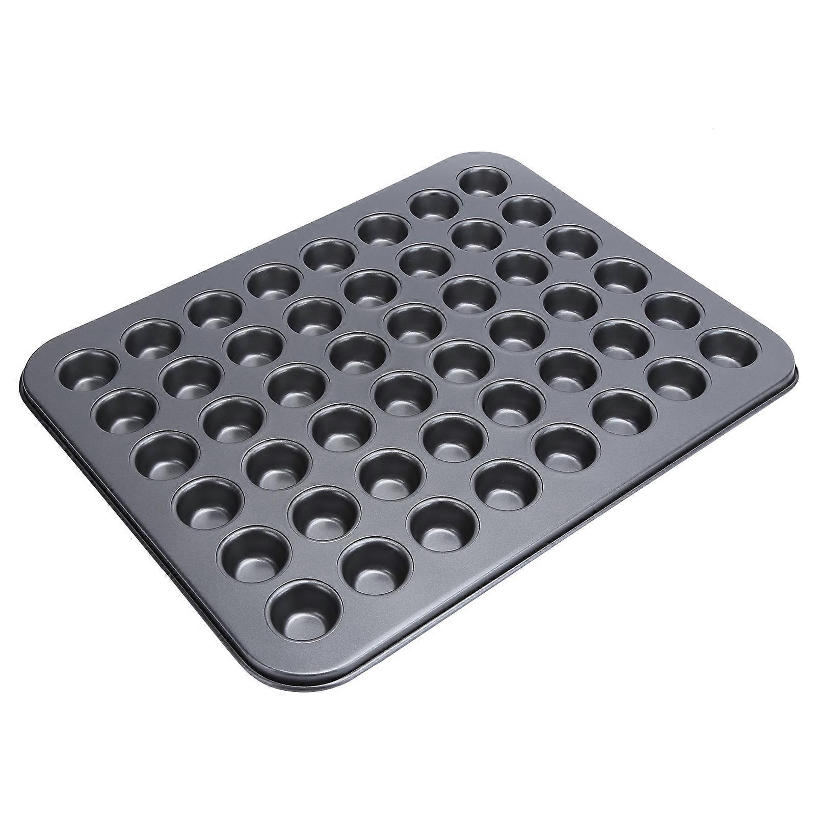 48Cup NonStick Mini Round Cupcake Pan Tray Baking Mould Bakeware Cooking Accessory New