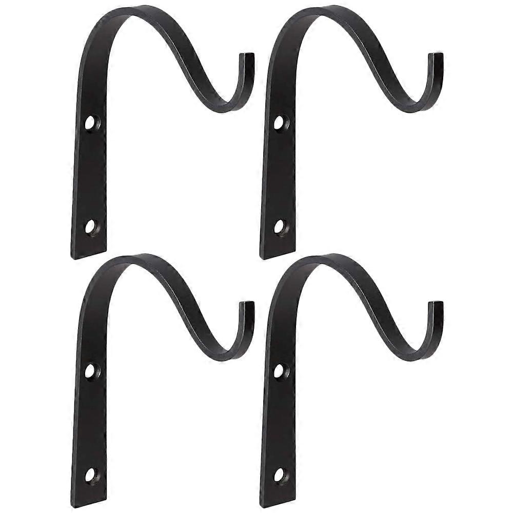 4kpl monikäyttöinen kukkakori seinäripustin parveke ulkona riippuva kasvi koukku lyhtykoukku