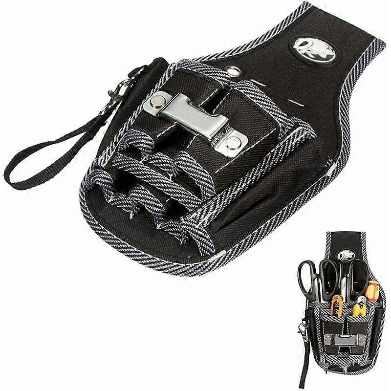 9 in 1 Tool Pouch Electrician Belt Pouch Multifunction Belt Tool Bag Screwdriver Kit Holder for DIY/Electrician/Plumber/Builder/Carpenter