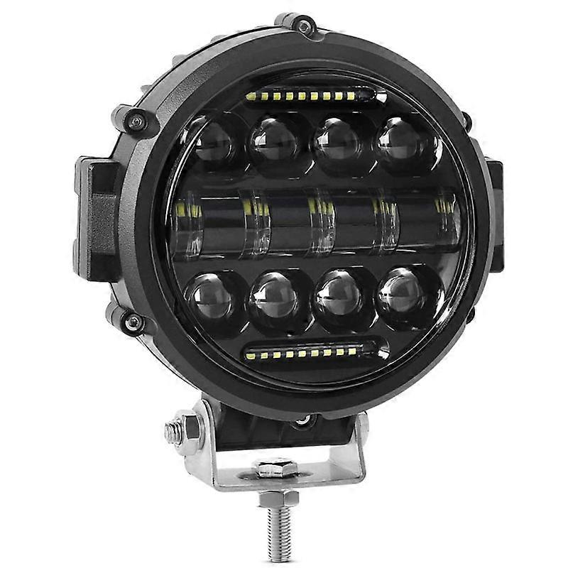 Round LED Work Light, 60W Flood Spot Combo Beam LED Light Daytime Running Light Off Road Driving Li