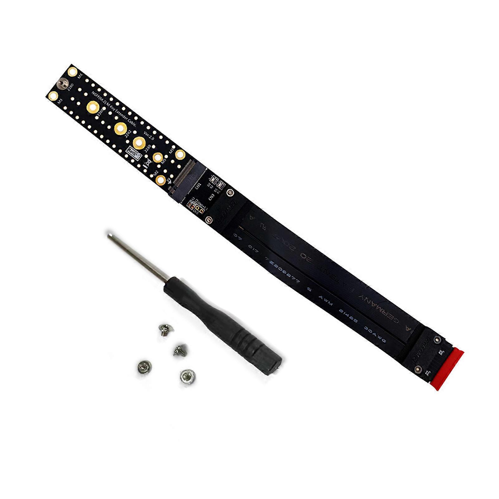 M2 Key-M to PCIe x4 3.0 Extender NVMe STX Turning 90 Degree Angled PCI-E 4X