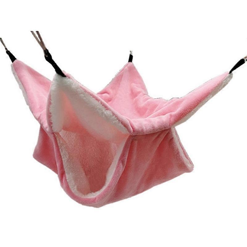 Plush Hamster Hammock Double-layer Thicken Warm Sleeping Bed