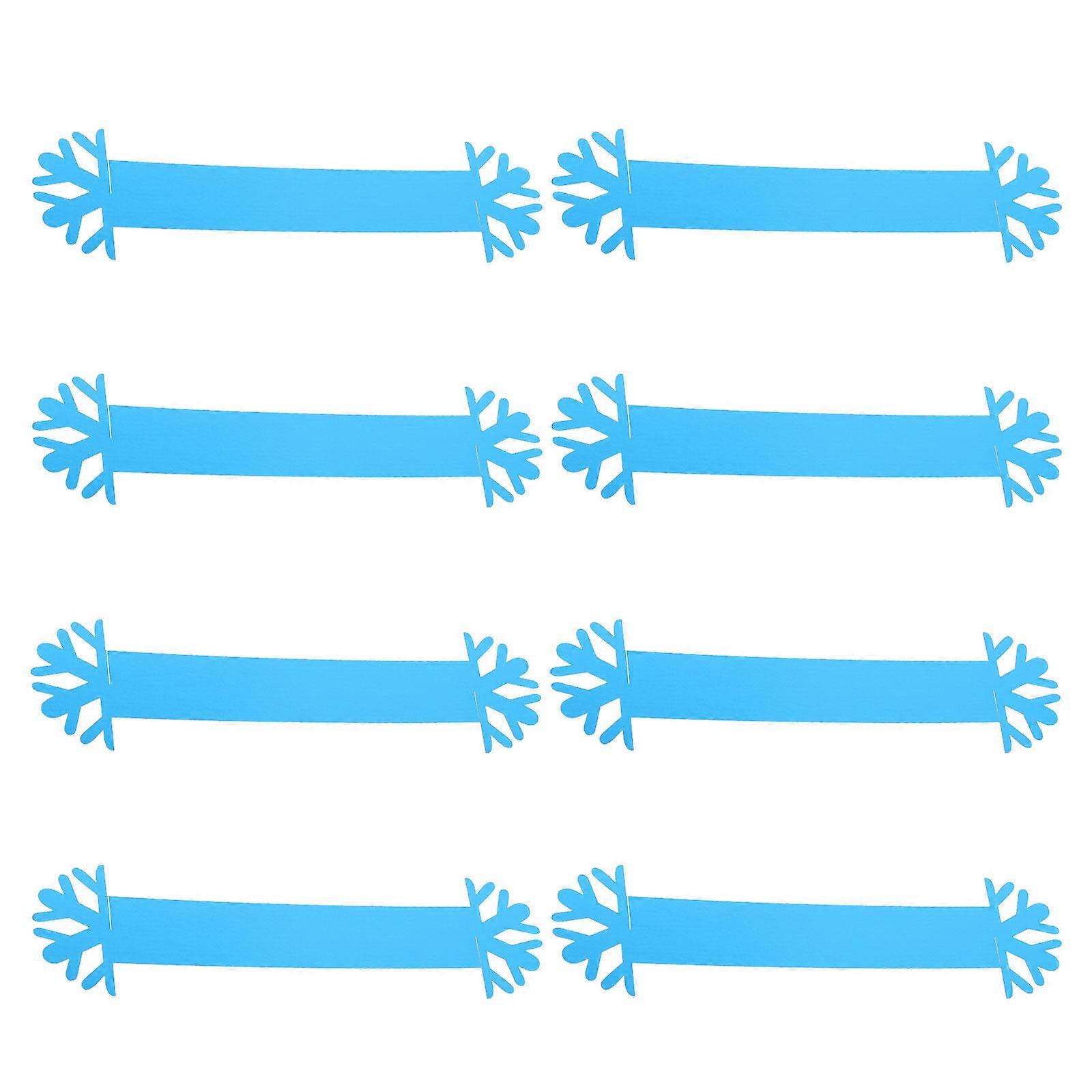 20pcs Unique Napkin Clasps Elegant Napkin Rings Snowflake Napkin Adornments