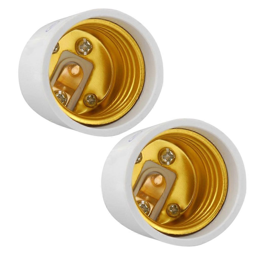 2 PCS E27 Lâmpada LED Base Socket E27 Socket E27 Conversor Conversor Pendant Lamp Soquete