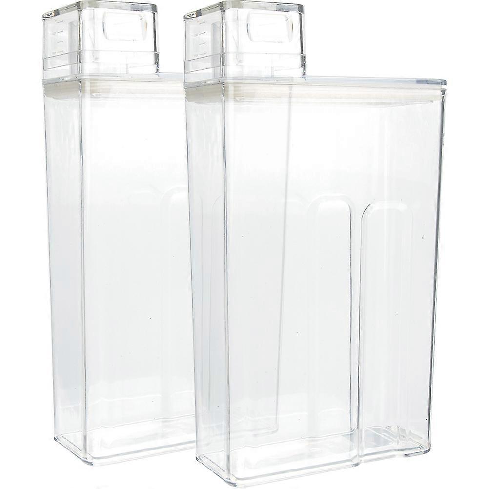 2pcs Transparent Laundry Detergent Bucket Lotion Sub Bucket Convenient Sub Bucket