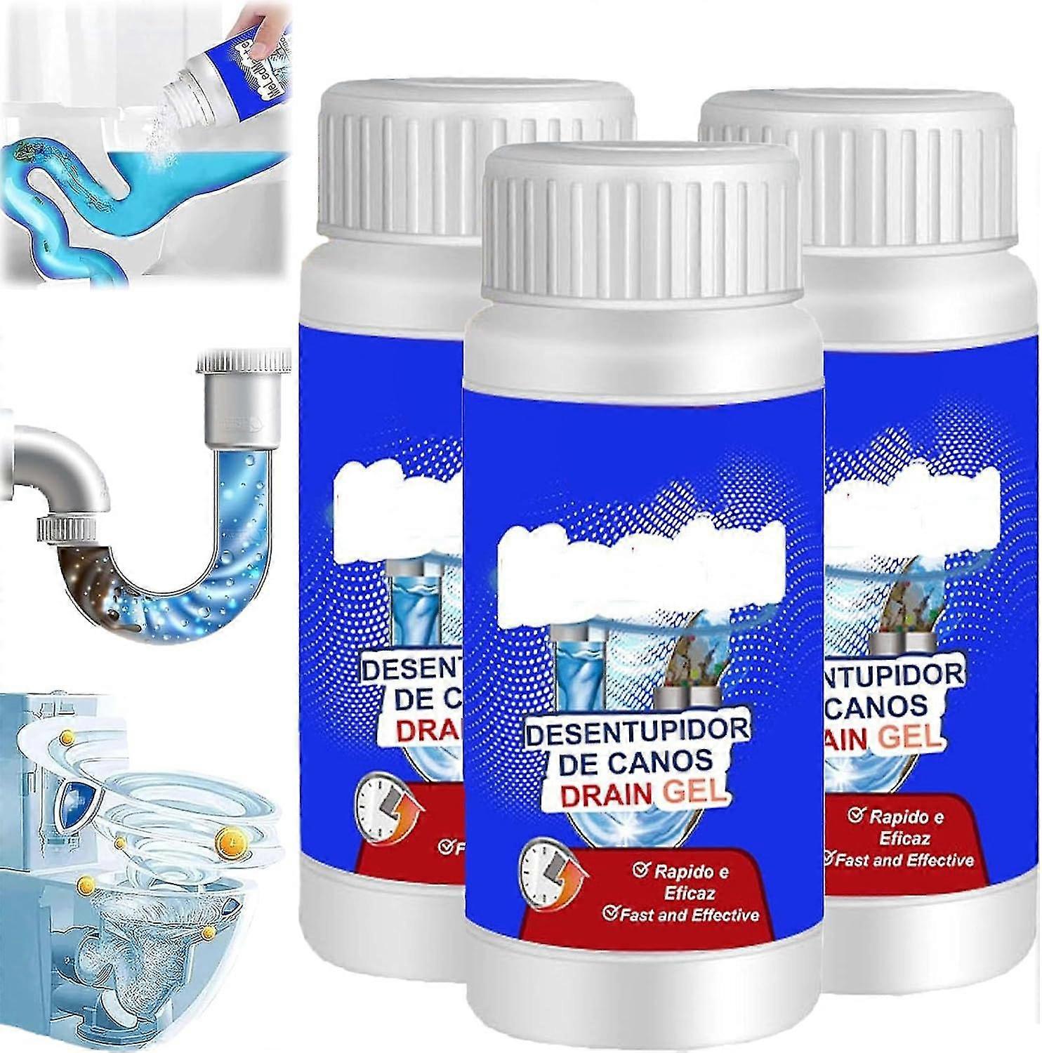 Powerful Pipe Dredging Agent, Powerful Pipe Excavator Deodorant, Sink And Drain Pipe Dredging Powder Cleaner For Kitchen Toilet