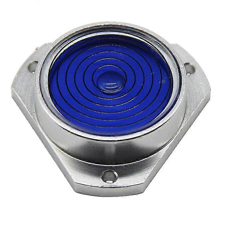 High Precision Horizontal Bubble Aluminium Case Bullseye Spirit Bubble Level Blue
