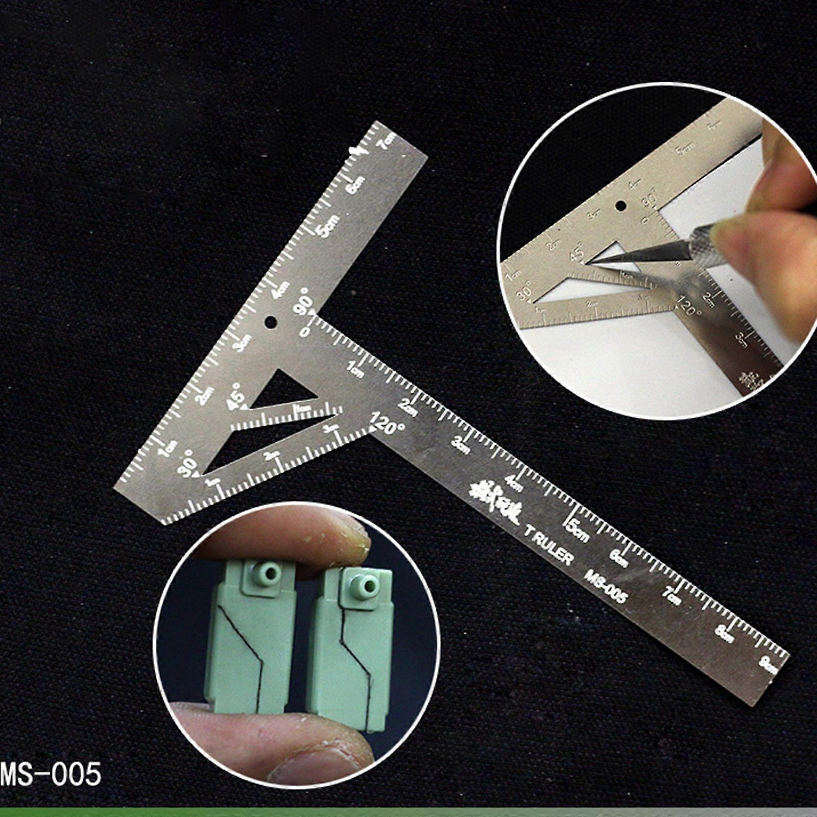 Gundam Model Transform,Cutting Scribed Line,T-shaped Ruler Machine Armor Upgrade