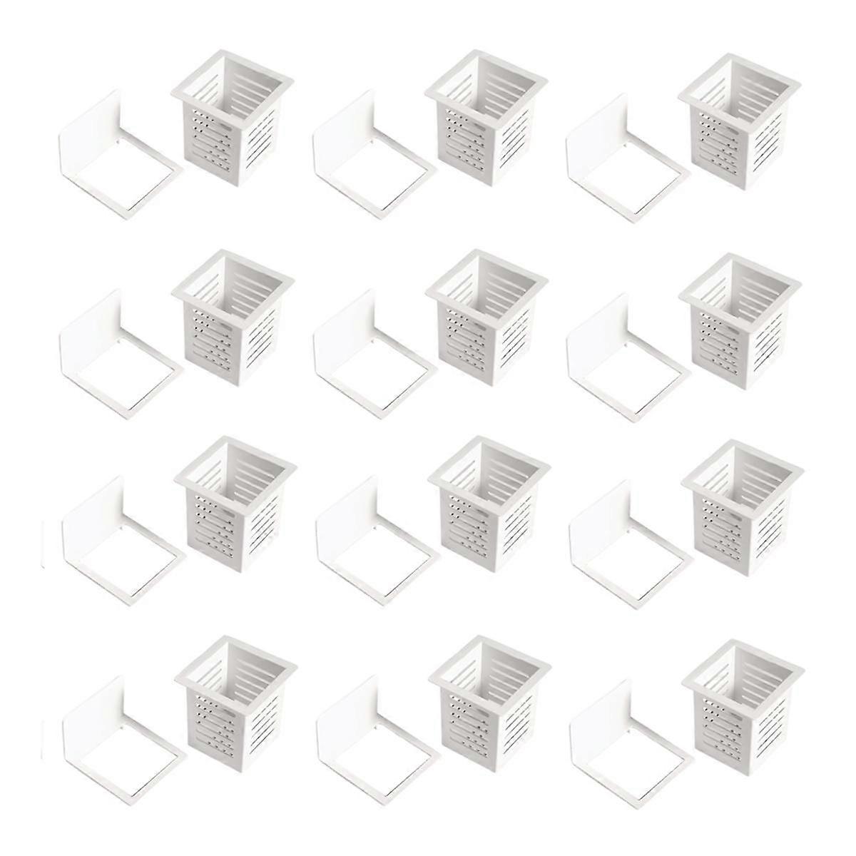 Wall Mounted Toothbrush Holder Set Spoon and Fork Holder for Kitchen Space Saving Toothbrush Storage