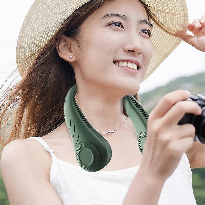 Ventilatore a collo sospeso senza lama Ventilatore sportivo portatile 4000MAh Mini refrigeratore d'aria ricaricabile USB per casa all'aperto