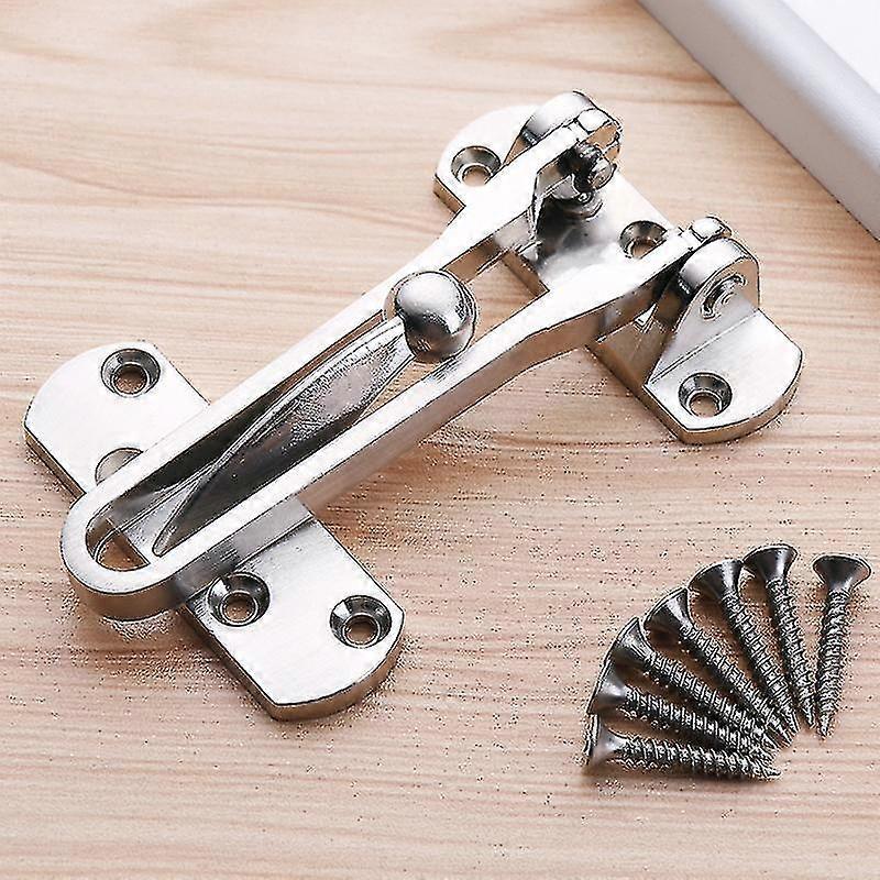 Front Door Security Safety Home Chain Lock Guard Catch,silver