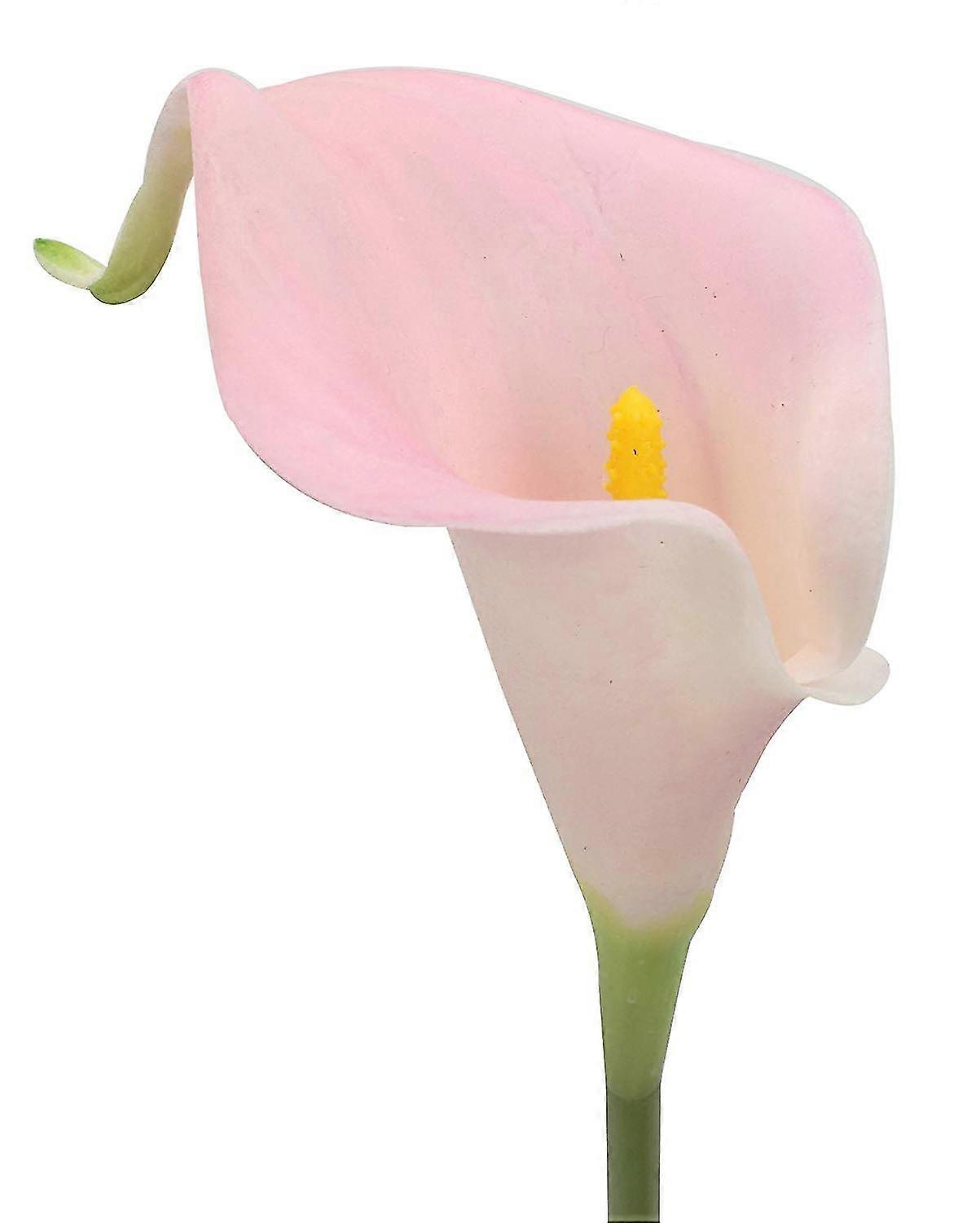 20pcs Calla Lily Bouquet Lataex Real Touch Künstliche Blume (Rosa)