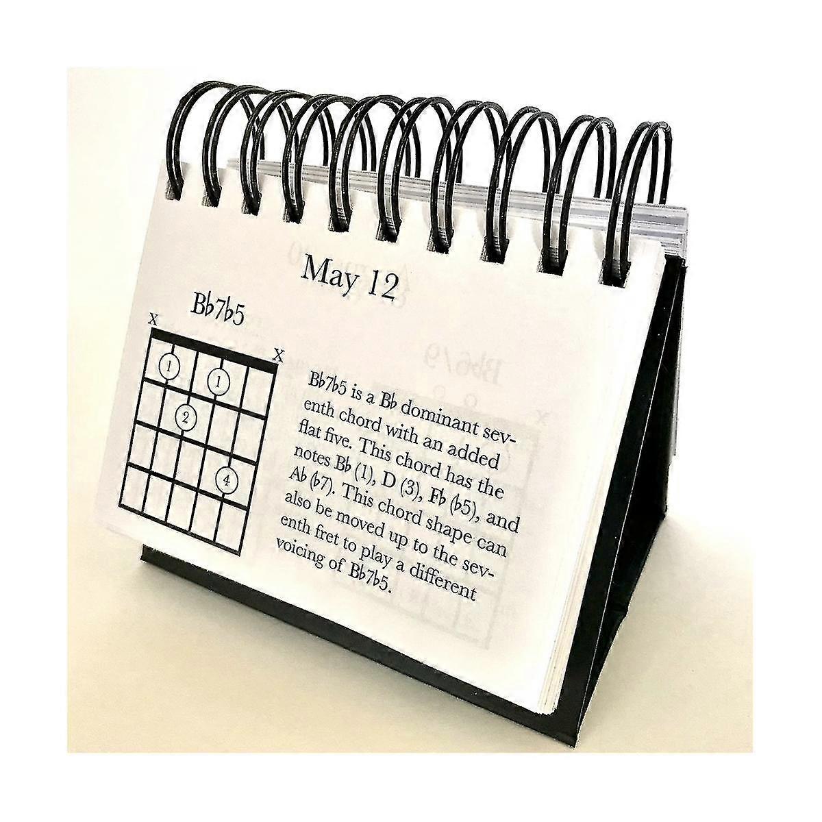The Actual 365 Days Of Guitar Chords Calendar - Daily Guitar Chord Page-a-day Calendar/gift For Gui