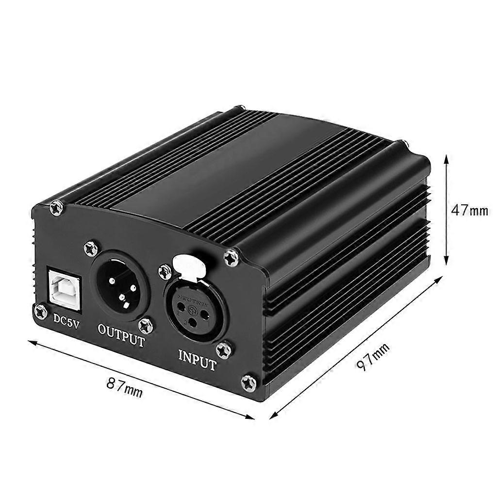  Oplaadbare fantoomvoeding van de microfoonapparatuur 48V