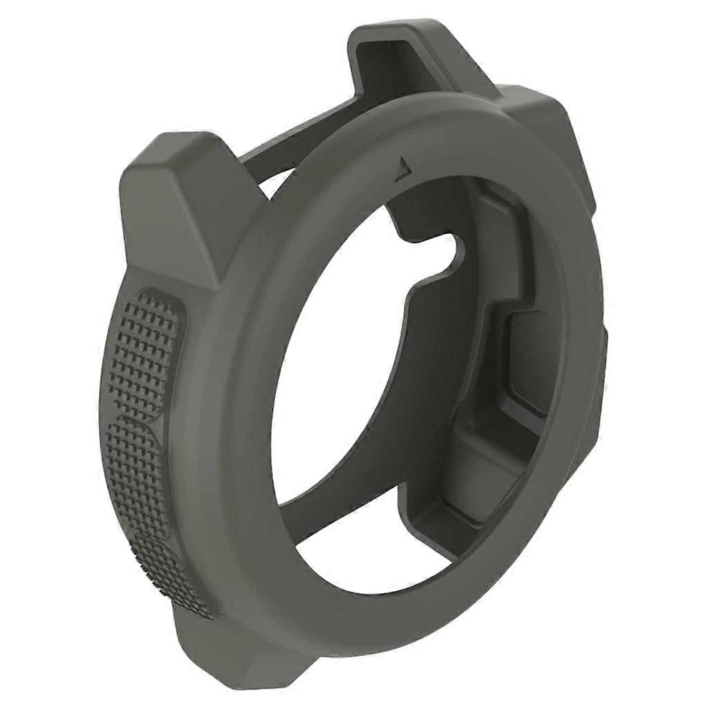 Silicone Watch Protective Cover Casing Sleeve for Garmin Instinct Gray