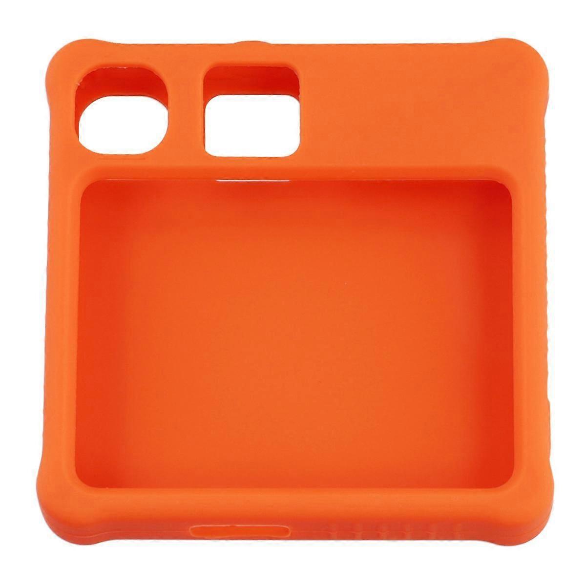Silicone Protective Case for R1 AI Device Silicone Anti-Slip Protective Cover for R1 AI Orange