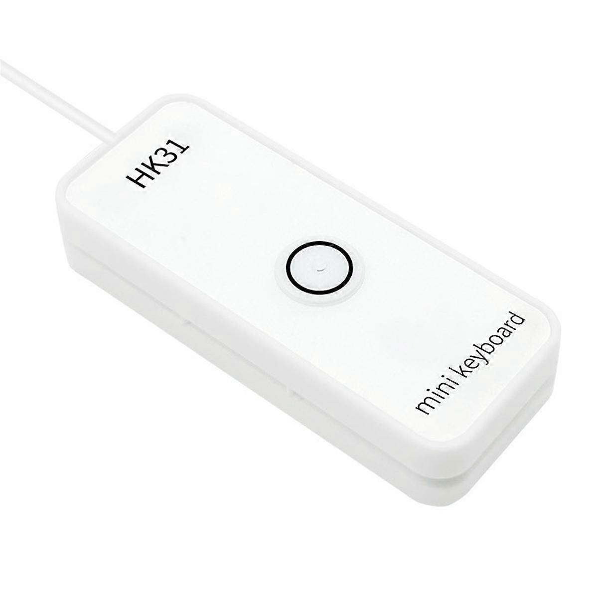 Keypad USB Macro Programming Key USB Connection Keyboard with Braille Design for Working and Gaming