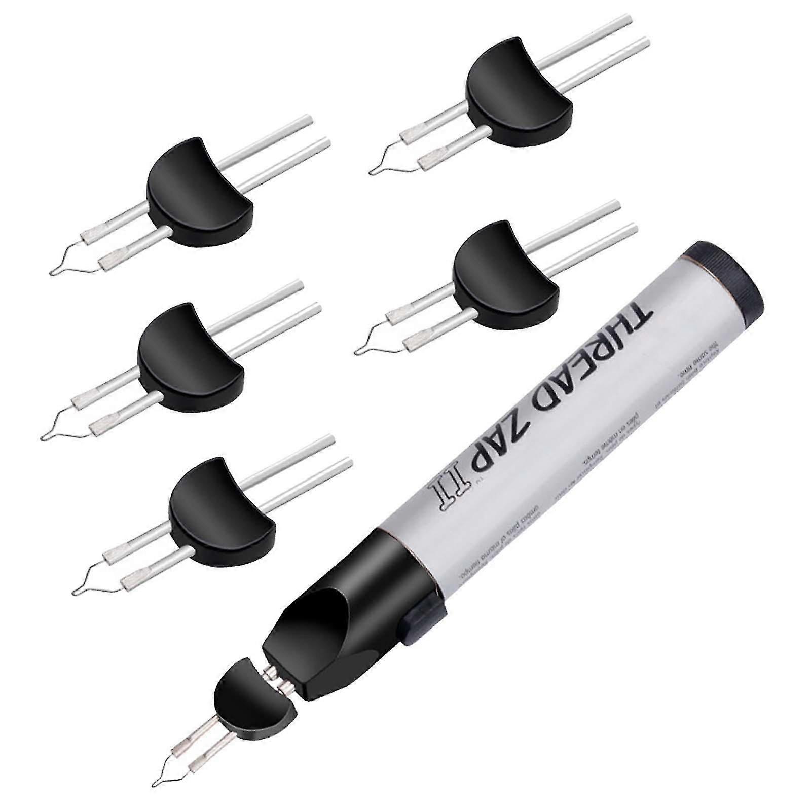 Thread Zapper Burner Tool String Zip Hand Tools Trimming Burning Melt Thread Portable Handheld Thread Burner Waxed Welding Pen For Leather Craft Lines