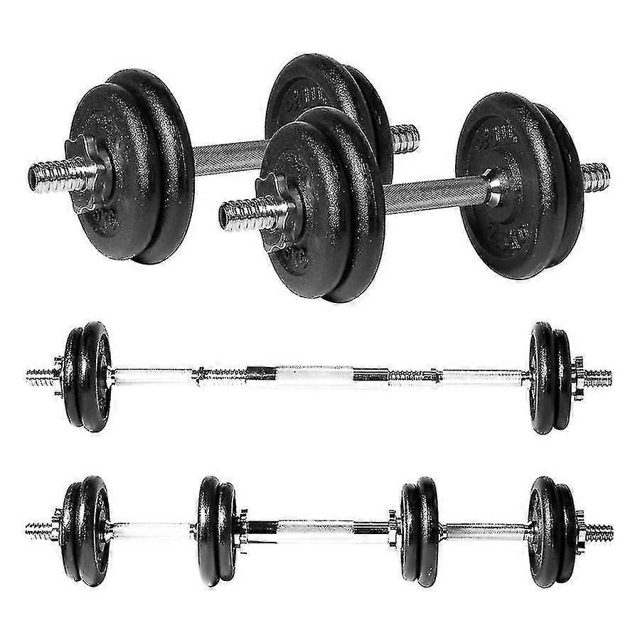 Jll 20kg Cast Iron Dumbbell/barbell Set