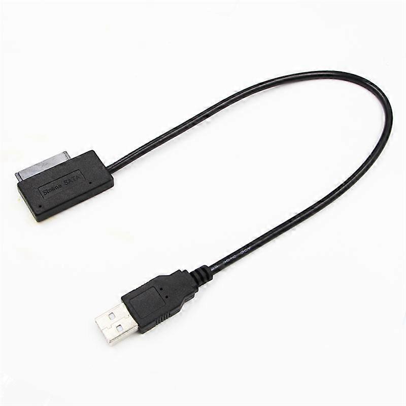 35CM USB Adapter PC 6P+7P CD DVD Rom SATA to USB 2.0 Converter Slimline Sata 13 Pin Drive Cable for