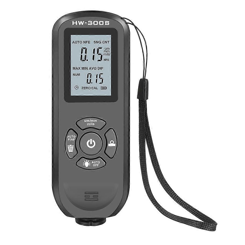 Car Paint Tester Coating Thickness Gauge with Digital LCD Backlight Display Coating Depth Detector for Measuring Paint Depth