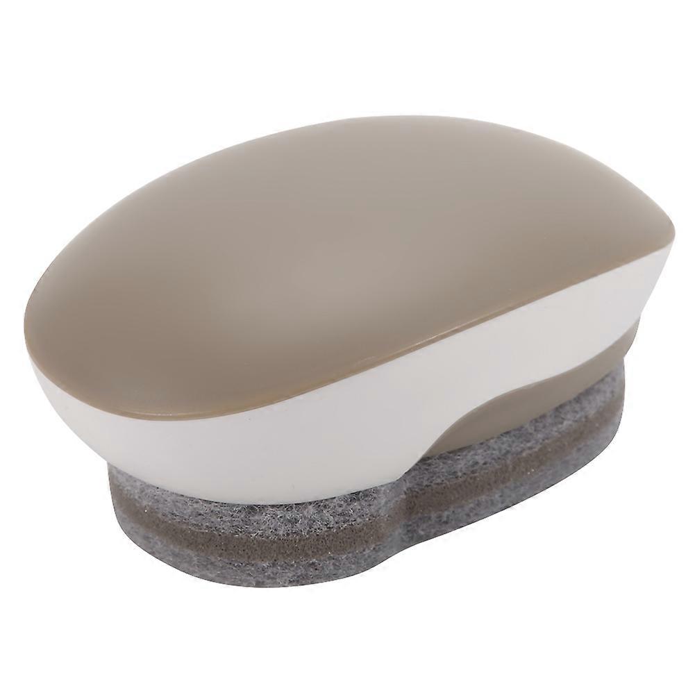 Mouse Shape Cleaning Sponge Brush Eraser Cleaner Kitchen Rust Cleaning Tools（brown White）