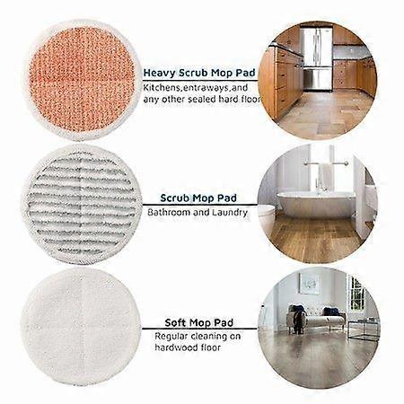 6 Pack Replacement Pads for Bissell Spinwave