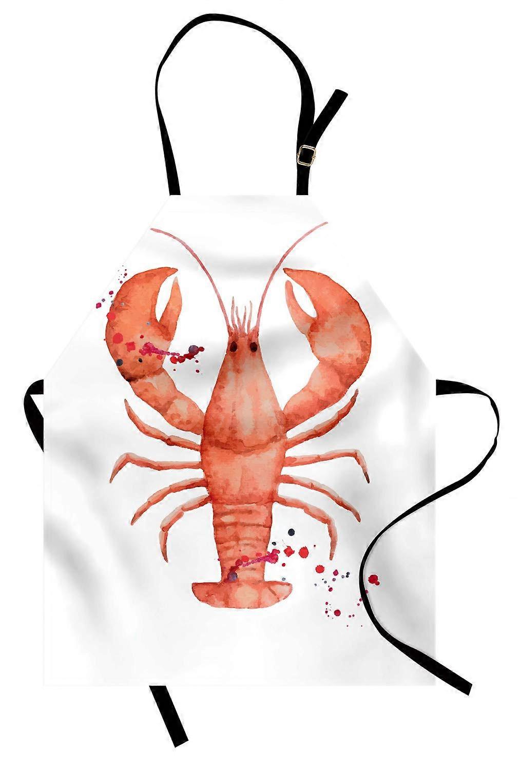 Lobster apron with adjustable neck for cooking and gardening
