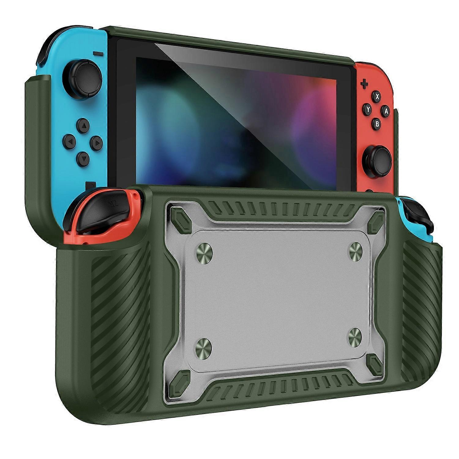 Case Anti-Drop Cover for Nintendo Switch OLED Game Console Ergonomic Grip Protective Case (Type A)