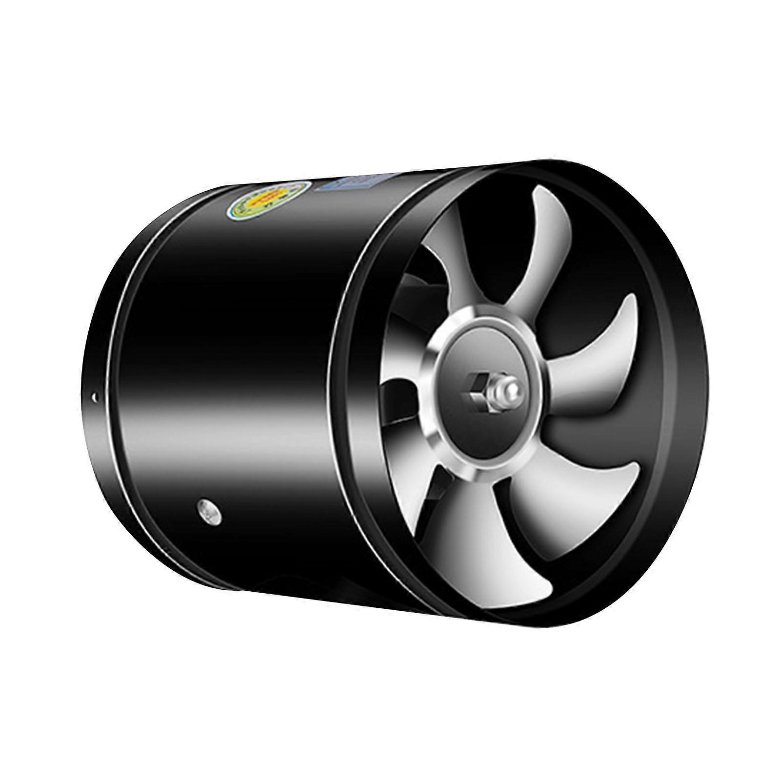 220V Metal Duct Fan Quiet High Speed Round Ventilation Fan for Kitchen Basement