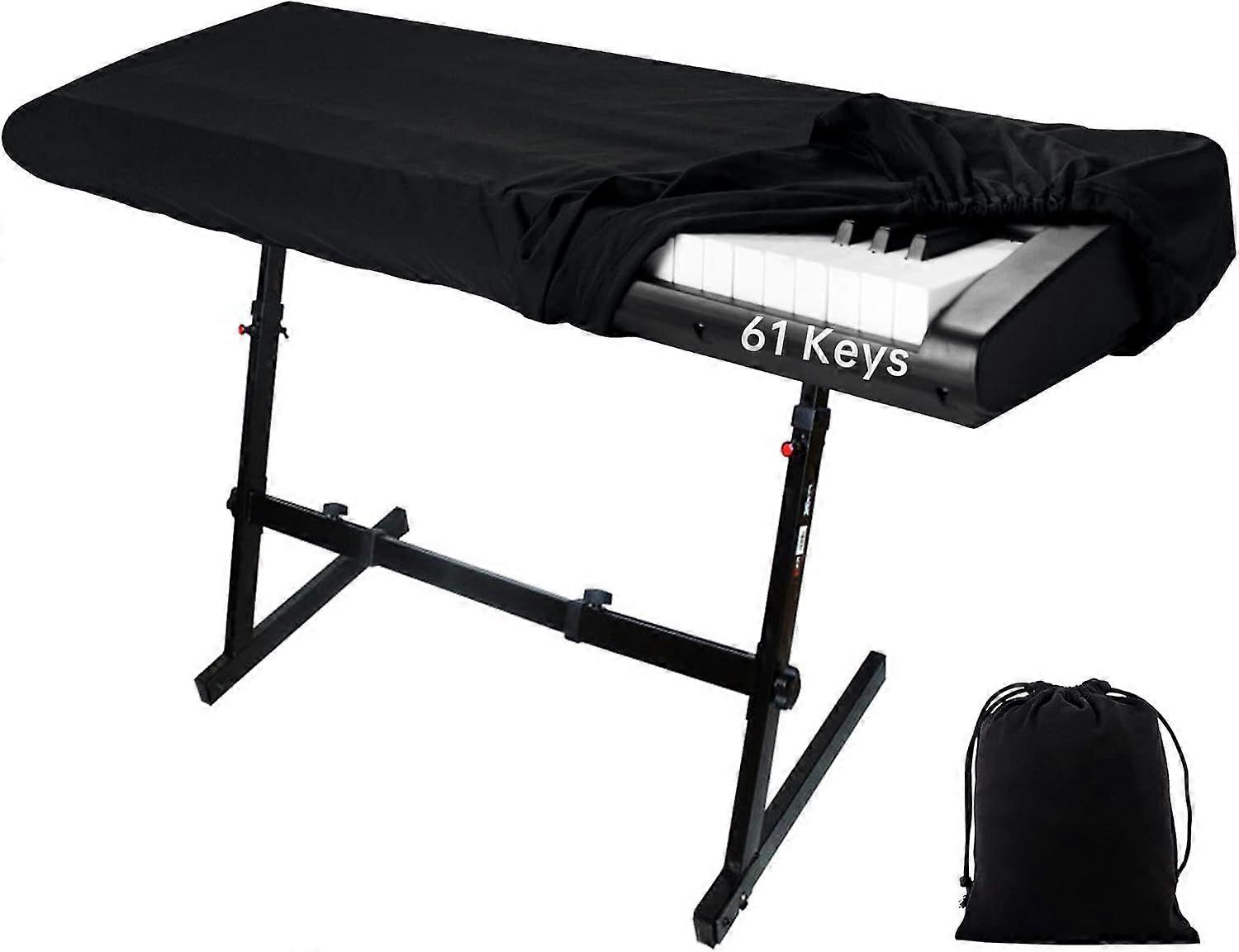 Dust cover of piano keyboard, 61 key piano music keyboard cover, elastic electronic keyboard piano dust cover, piano keyboard cover with durable elast